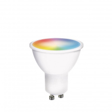 LED SMART WIFI žiarovka, GU10, 5W, RGB, 425lm