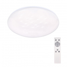 LED stropné svetlo Star, okrúhle, 24W, 2400lm, diaľkové ovládanie, 37cm