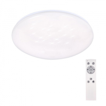 LED stropné svetlo Star, okrúhle, 24W, 2400lm, diaľkové ovládanie, 37cm