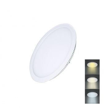 LED mini panel CCT, podhľadový, 6W, 450lm, 3000K, 4000K, 6000K, okrúhly