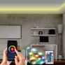 Wifi Smart LED svetelný pás, RGB, 5m, sada s adaptérom a dialkovým ovladačom