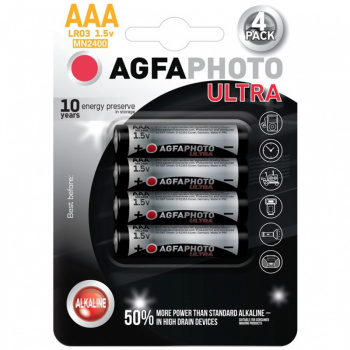 AgfaPhoto Ultra batéria LR03/AAA, blister 4ks 