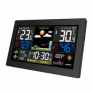 Meteostanica, XL farebný LCD, teplota, vlhkosť, tlak, RCC, čierna
