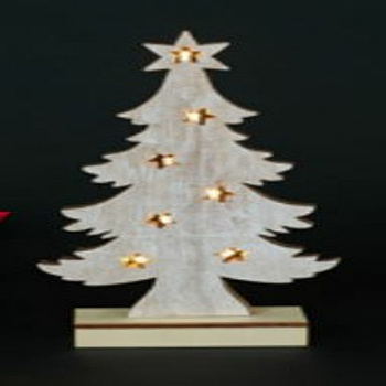  VAN79 - Vánočni stromek 30cm dřevěný, 260964 
