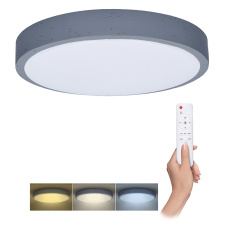 LED osvetlenie s diaľkovým ovládačom Grey, 60W, 4200lm, 49cm, zmena chromatickosti, stmievateľné
