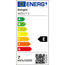 LED žiarovka, klasický tvar, 7W, E27, 4000K, 270°, 810lm