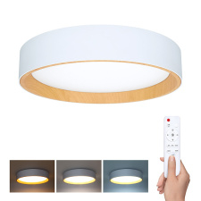 LED osvetlenie s diaľkovým ovládačom Larios White, 48W, 3360lm, 39cm, zmena chromatickosti, stmievateľná