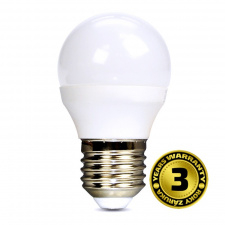 LED žiarovka, miniglobe, 6W, E27, 3000K, 510lm