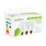 ECOLUX LED žiarovka 3-pack, klasický tvar, 12W, E27, 3000K, 270°, 1080lm, 3ks v baleniu