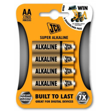 JCB SUPER alkalická batéria LR06, blister 4 ks