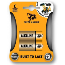 JCB SUPER alkalická batéria LR14, blister 2 ks