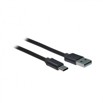 USB-C kábel, USB 2.0 A konektor - USB-C 3.1 konektor, silikón, 1m